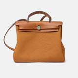 Hermès Herbag Zip 31 Dune Canvas & Fauve Leather PHW