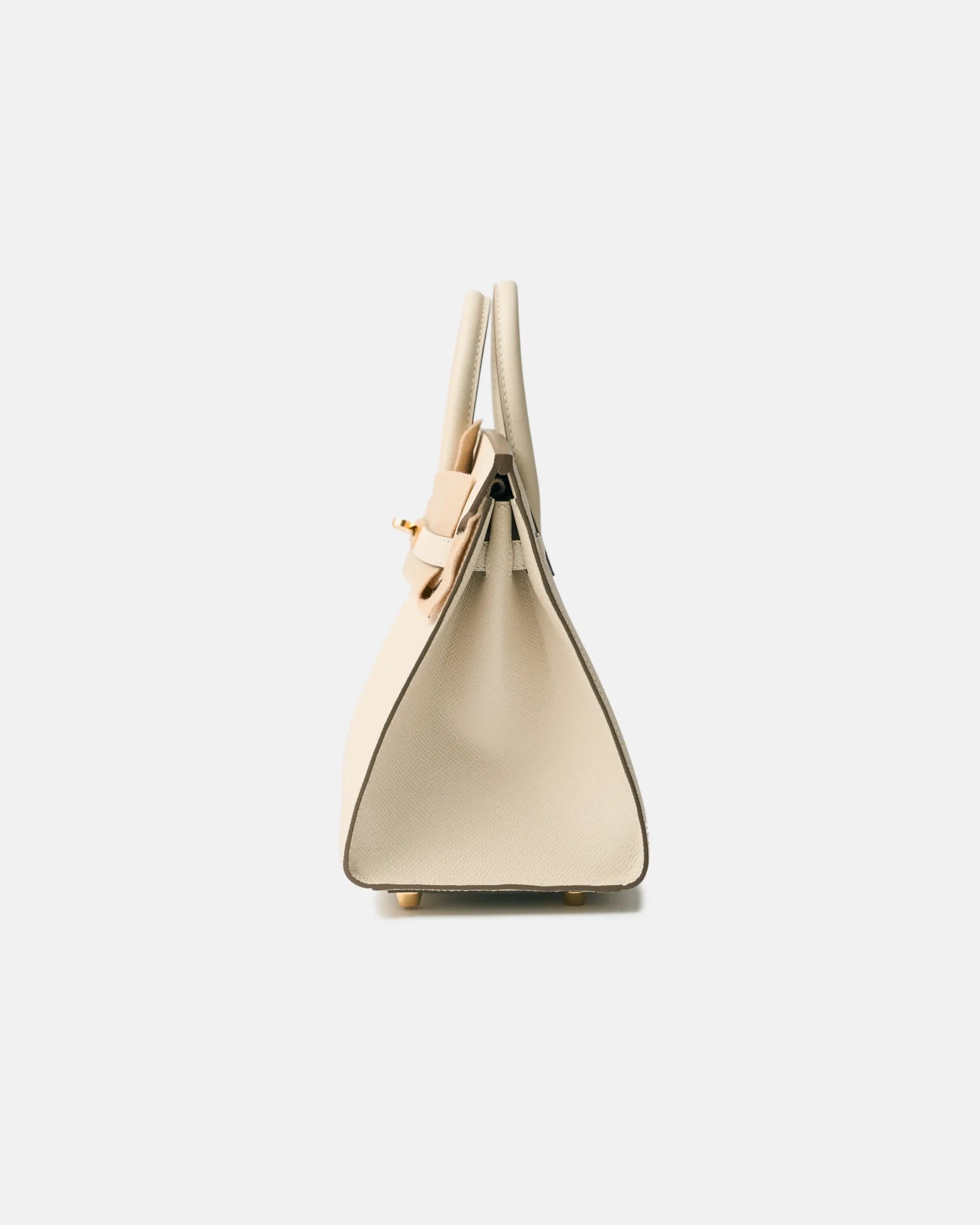 Hermès Birkin Sellier 25 Craie Epsom GHW