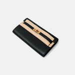 Hermès Kelly Classic Wallet To go Black Epsom GHW