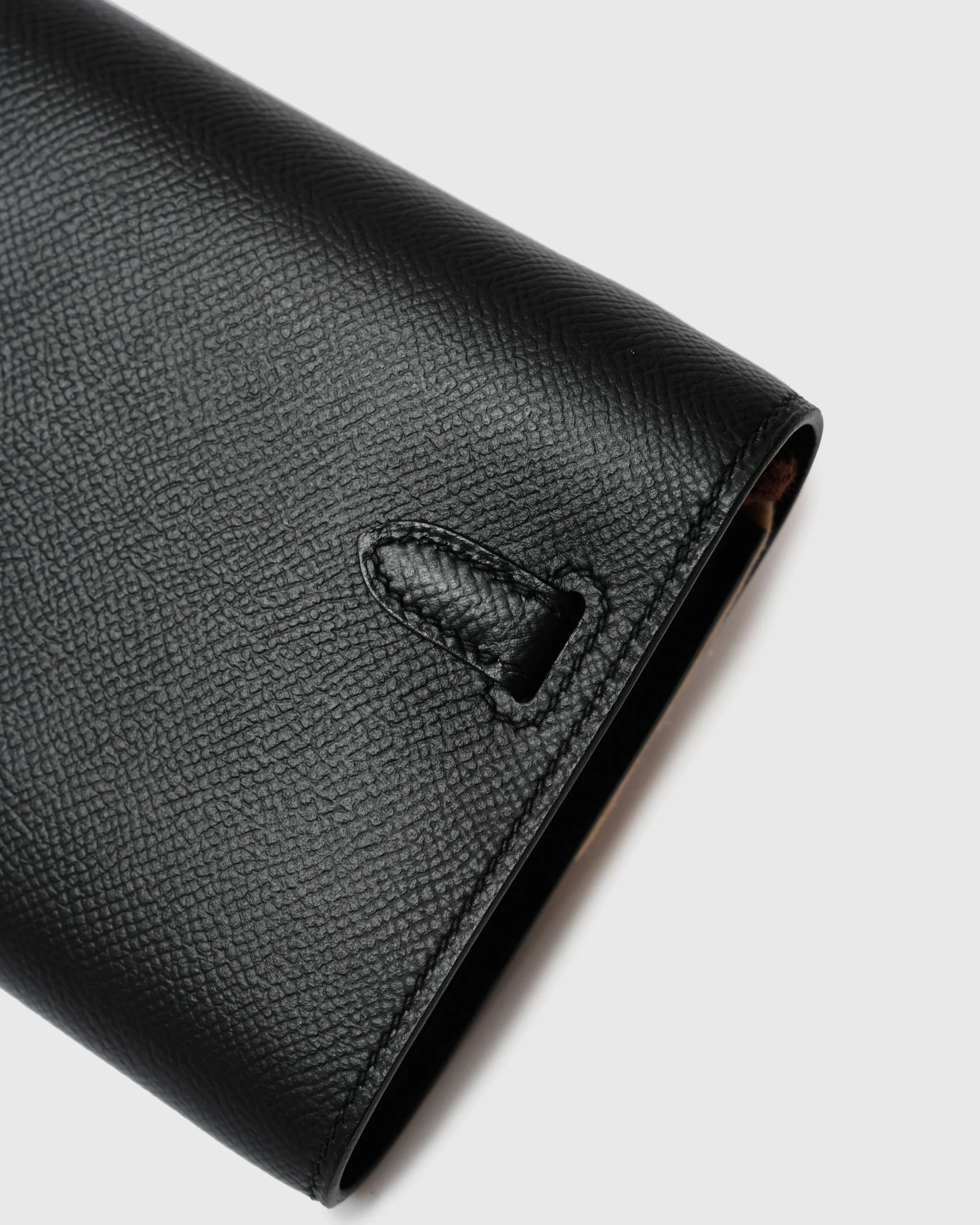 Hermès Kelly Classic Wallet To go Black Epsom GHW