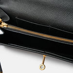 Hermès Kelly Classic Wallet To go Black Epsom GHW