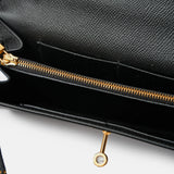 Hermès Kelly Classic Wallet To go Black Epsom GHW