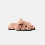 Hermès Chypre Bois De Santal Peau Lainee Sandals