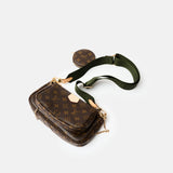 Louis Vuitton Multi Pochette Accessoires Khaki Monogram