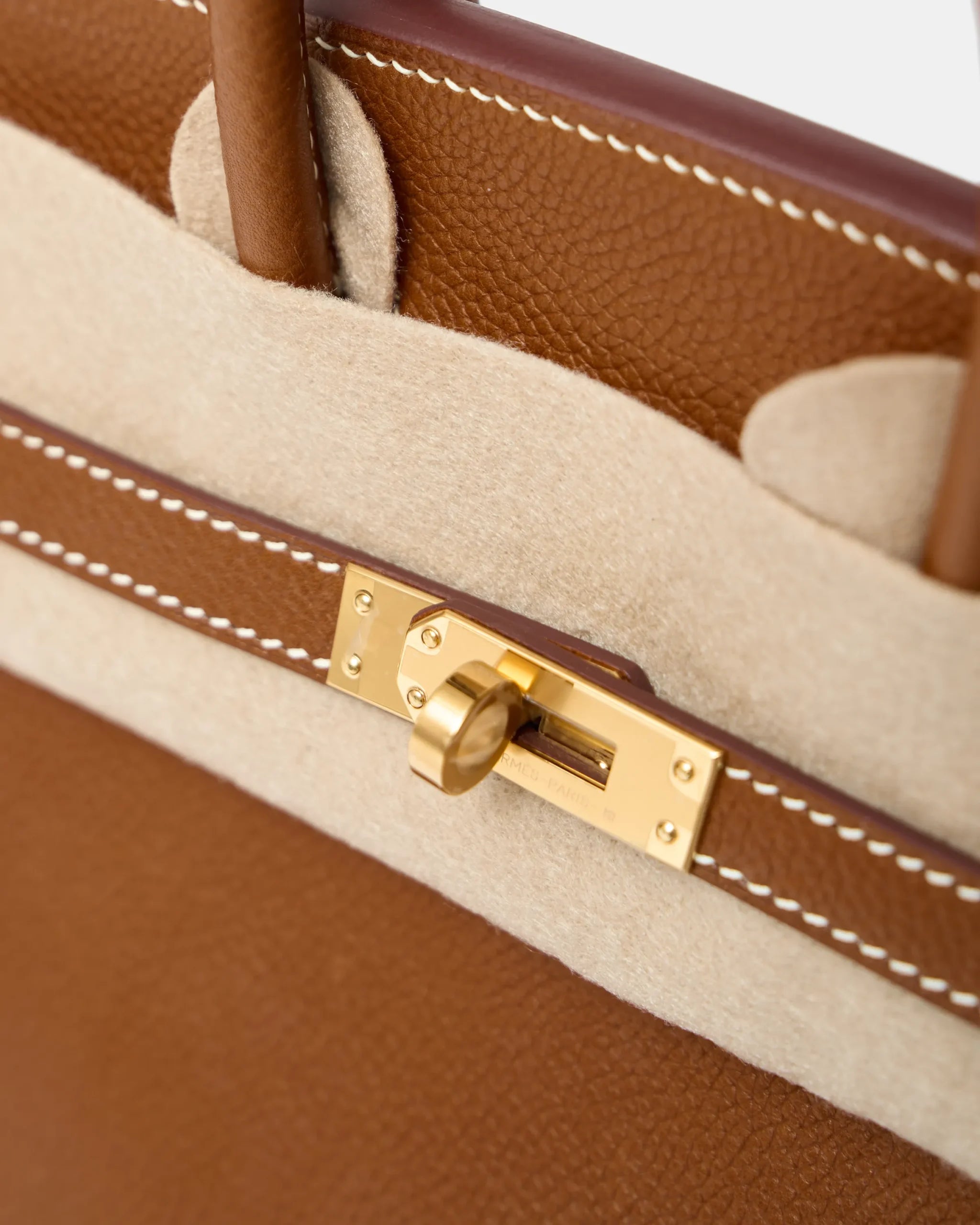 Hermès Birkin 25 Togo Gold Barenia GHW