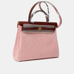 Hermès Herbag 31 Ecru-Blanc-FramboiseRouge GHW