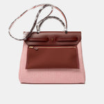 Hermès Herbag 31 Ecru-Blanc-FramboiseRouge GHW
