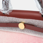Hermès Herbag 31 Ecru-Blanc-FramboiseRouge GHW