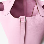 Hermès Picotin 18 Mauve Sylvestre Clemence PHW