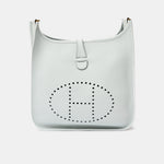 Hermès Evelyne 29 Bleu Pale Clemence GHW