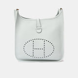 Hermès Evelyne 29 Bleu Pale Clemence GHW