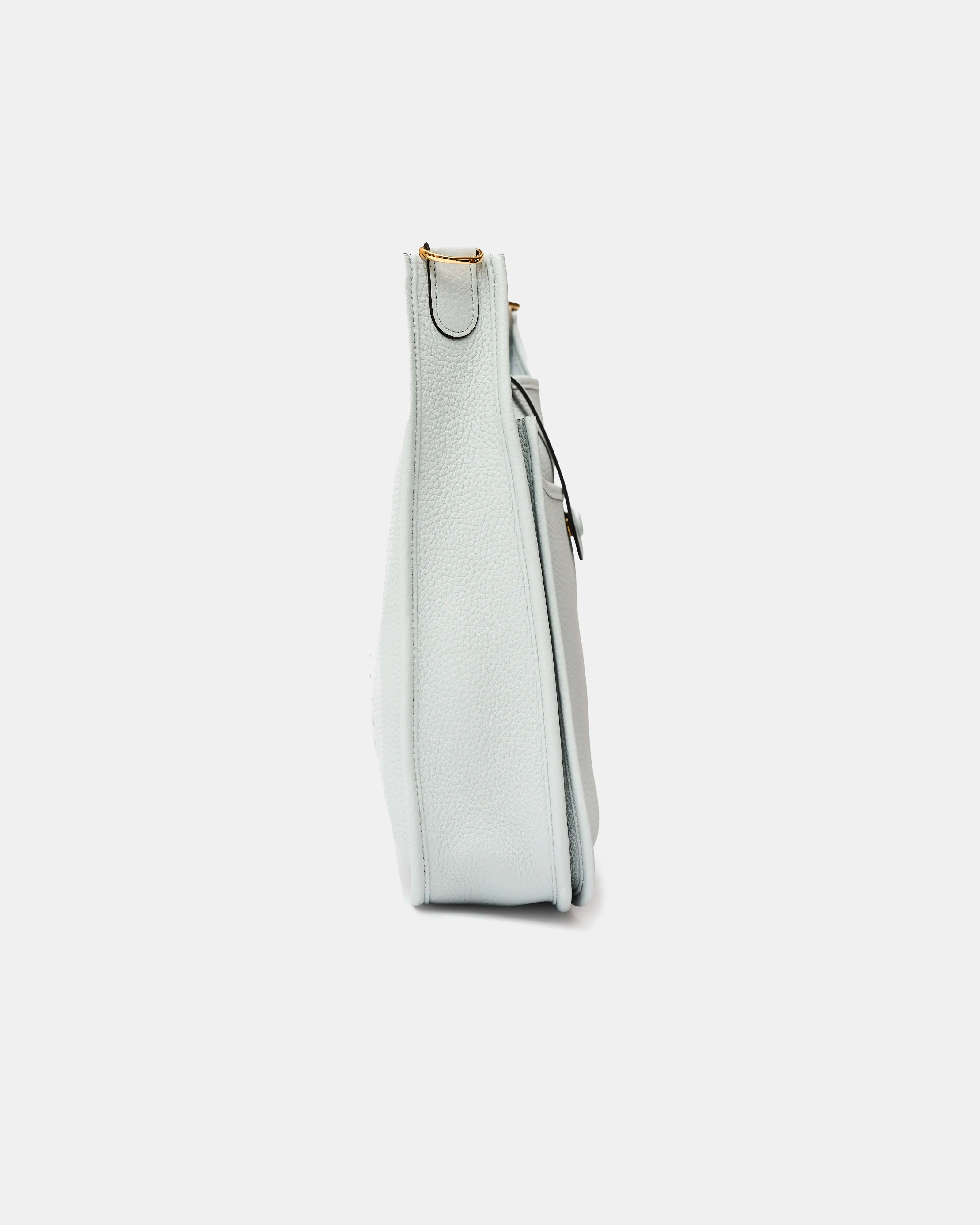 Hermès Evelyne 29 Bleu Pale Clemence GHW