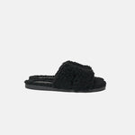 Hermès Peau Lainee Izmir Noir Sandals