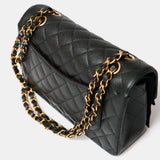 Chanel Classic Double Flap Small Black Caviar Gold-Tone Metal
