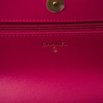 Chanel 19 Wallet on Chain Fuchsia
