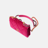 Chanel 19 Wallet on Chain Fuchsia