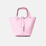 Hermès Picotin 18 Mauve Sylvestre Clemence PHW