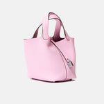 Hermès Picotin 18 Mauve Sylvestre Clemence PHW