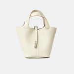 Hermès Mini Picotin 18 Nata Clemence PHW