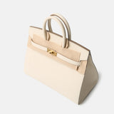 Hermès Birkin Sellier 25 Craie Epsom GHW