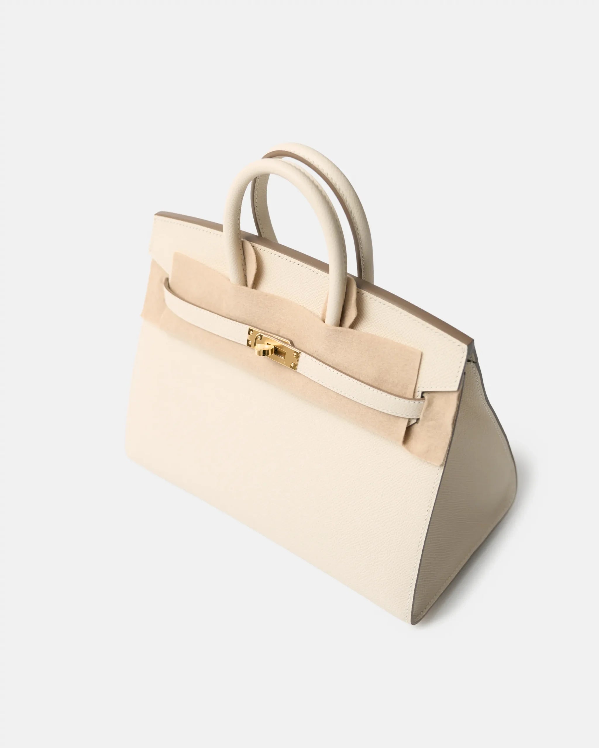 Hermès Birkin Sellier 25 Craie Epsom GHW