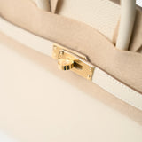 Hermès Birkin Sellier 25 Craie Epsom GHW