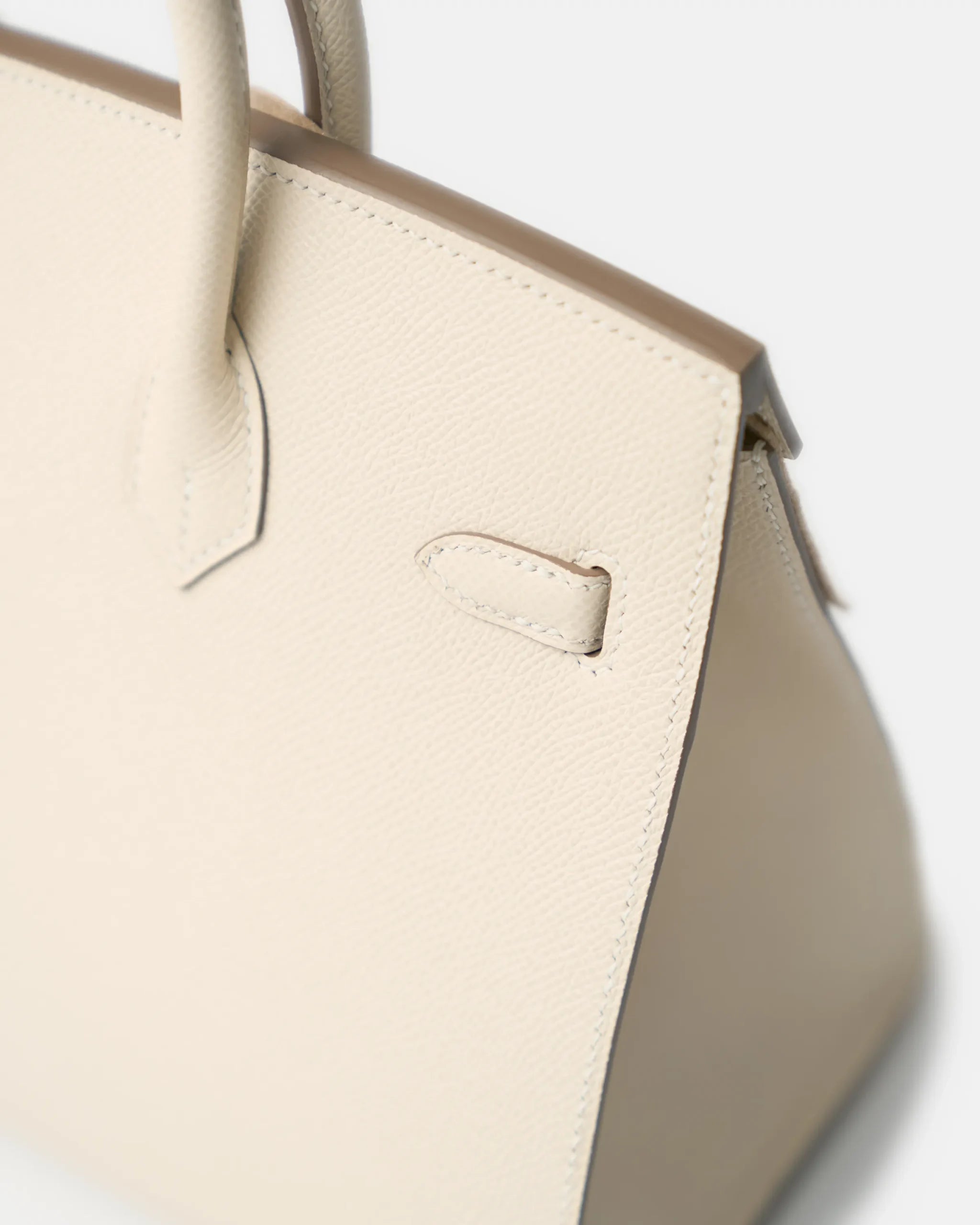 Hermès Birkin Sellier 25 Craie Epsom GHW