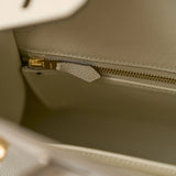 Hermès Birkin Sellier 25 Craie Epsom GHW