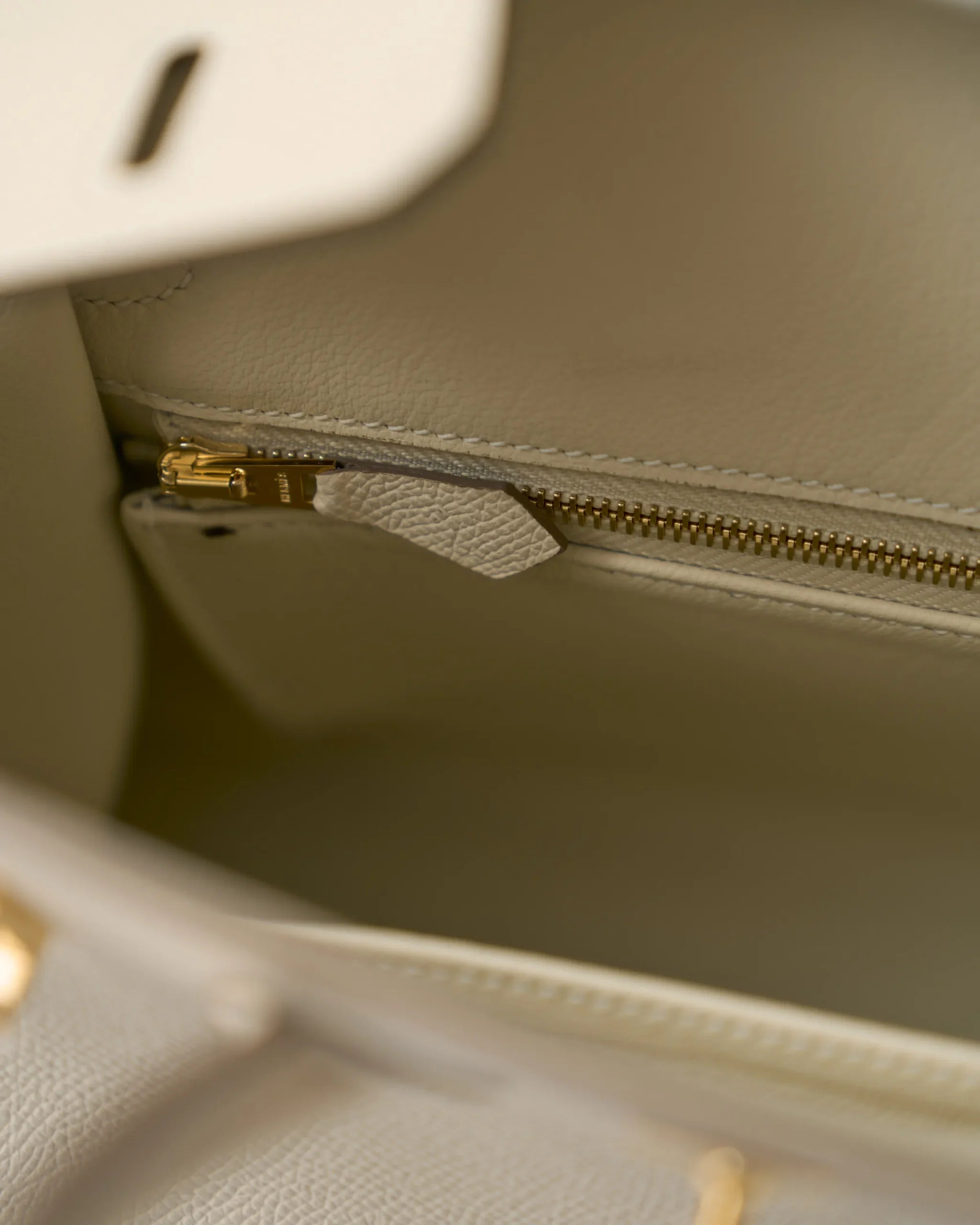 Hermès Birkin Sellier 25 Craie Epsom GHW