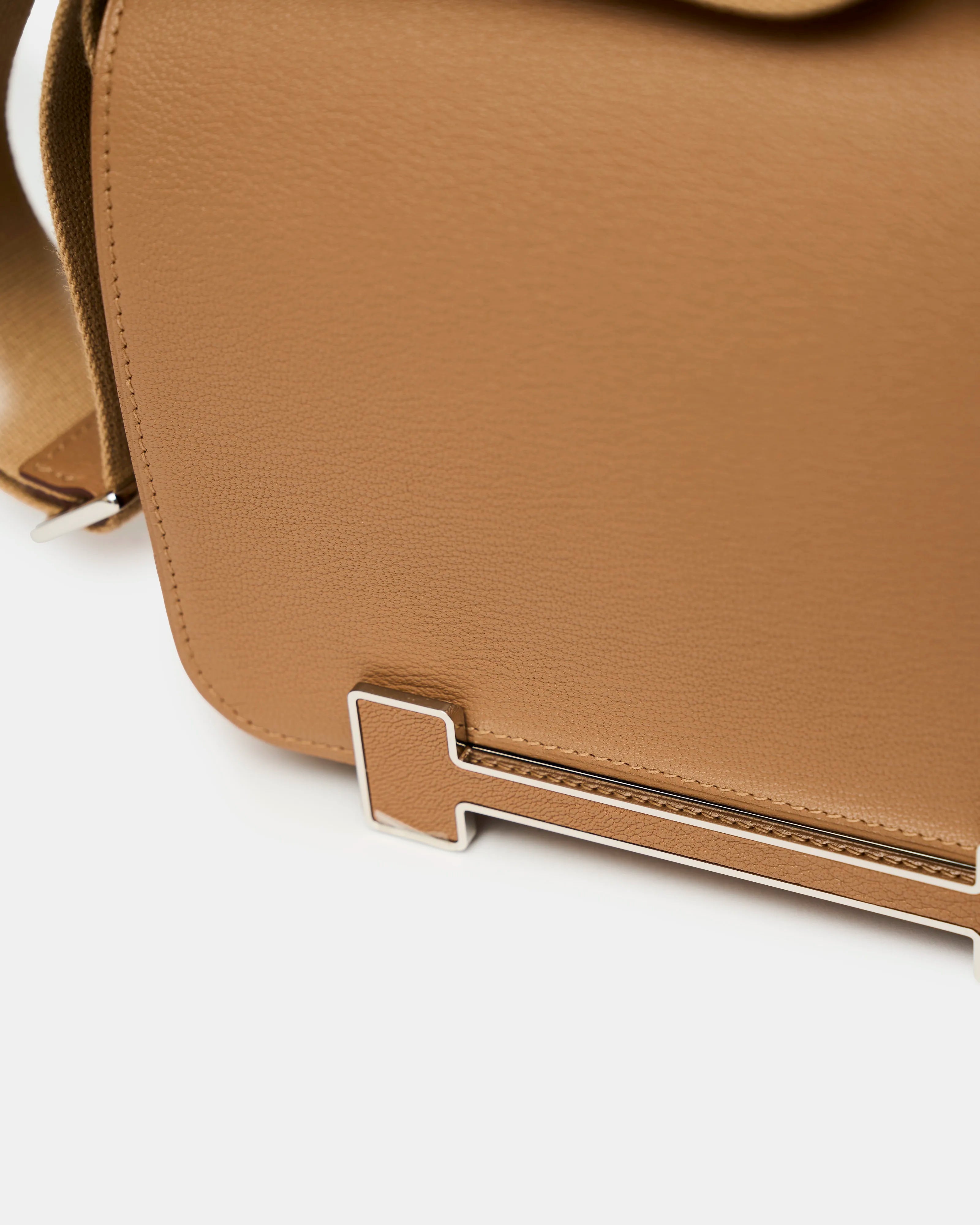 Hermès Geta Quebracho Chai Chevre Mysore Sangle Pibre PHW