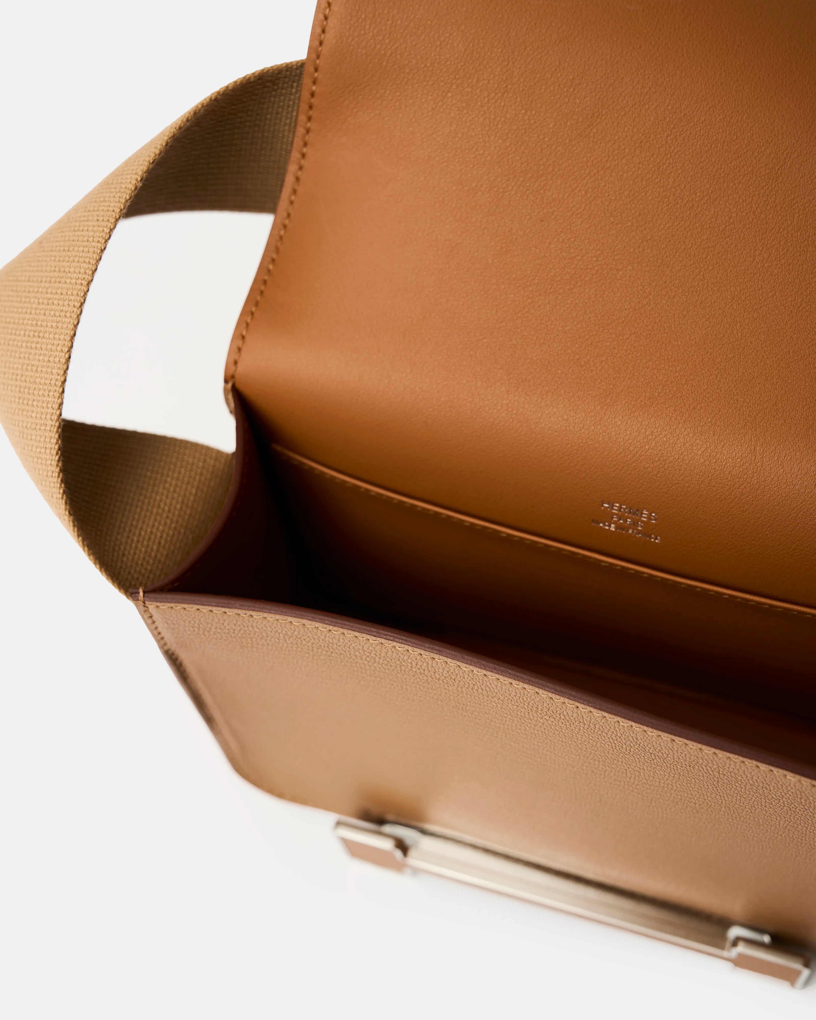 Hermès Geta Quebracho Chai Chevre Mysore Sangle Pibre PHW