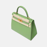 Hermès Kelly 28 Vert Criquet Epsom GHW