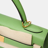 Hermès Kelly 28 Vert Criquet Epsom GHW