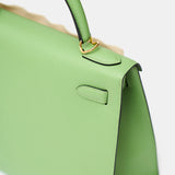 Hermès Kelly 28 Vert Criquet Epsom GHW