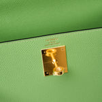 Hermès Kelly 28 Vert Criquet Epsom GHW
