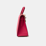 Hermès Kelly 25 Rose Mexico Epsom GHW