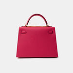 Hermès Kelly 25 Rose Mexico Epsom GHW