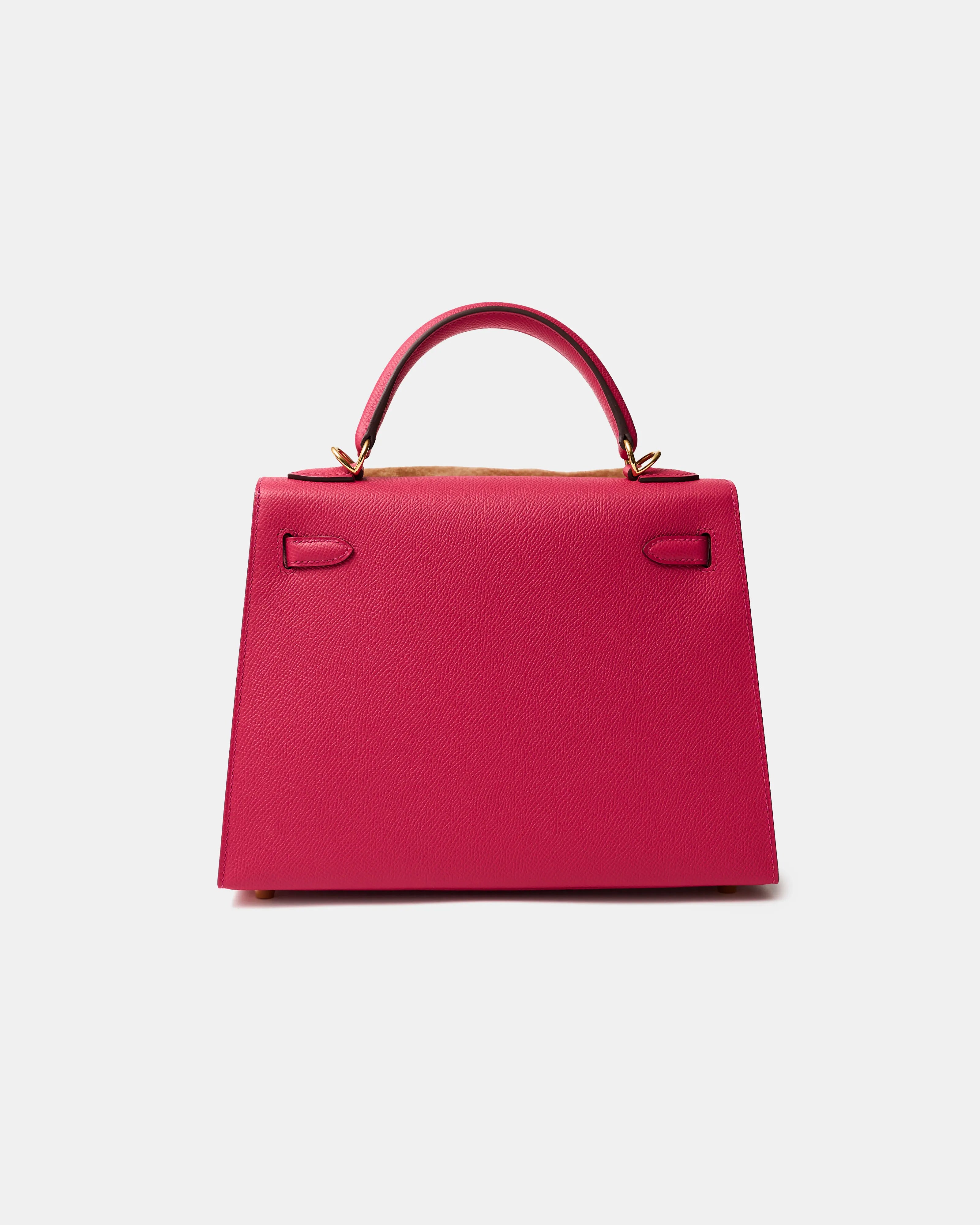Hermès Kelly 25 Rose Mexico Epsom GHW