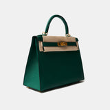 Hermès Kelly 28 Malachite Epsom GHW