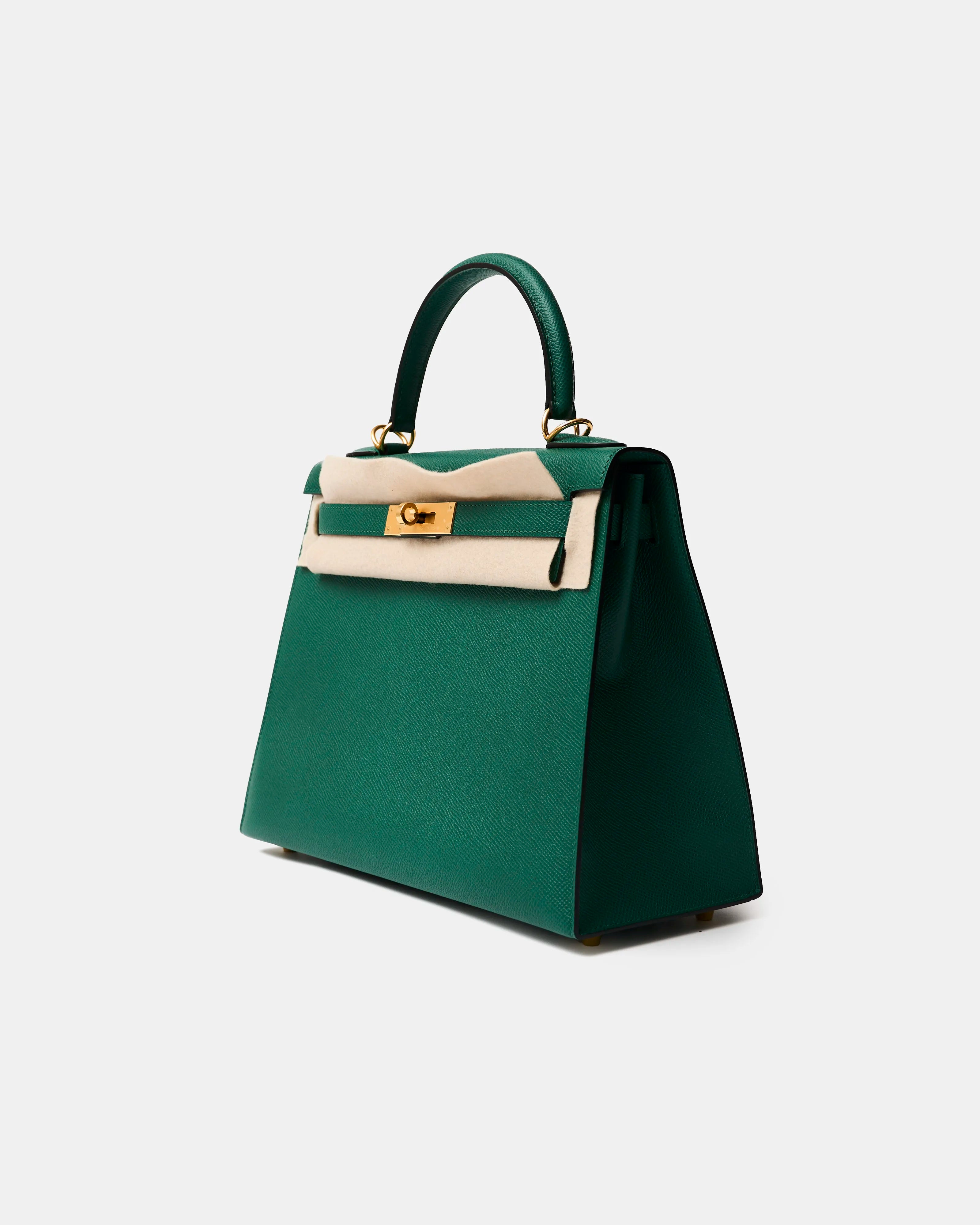 Hermès Kelly 28 Malachite Epsom GHW