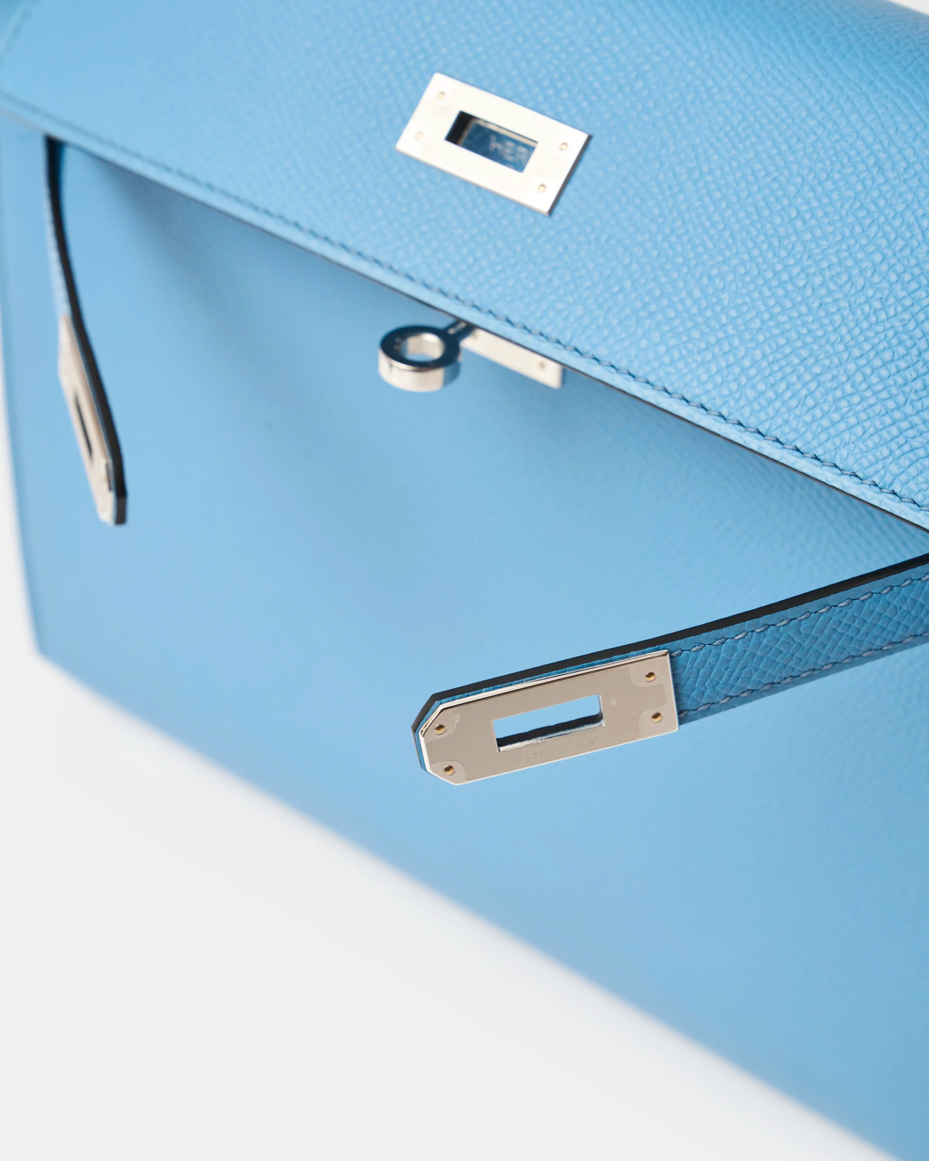 Hermès Kelly 25 Bleu Paradise Epsom PHW