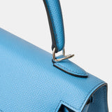 Hermès Kelly 25 Bleu Paradise Epsom PHW