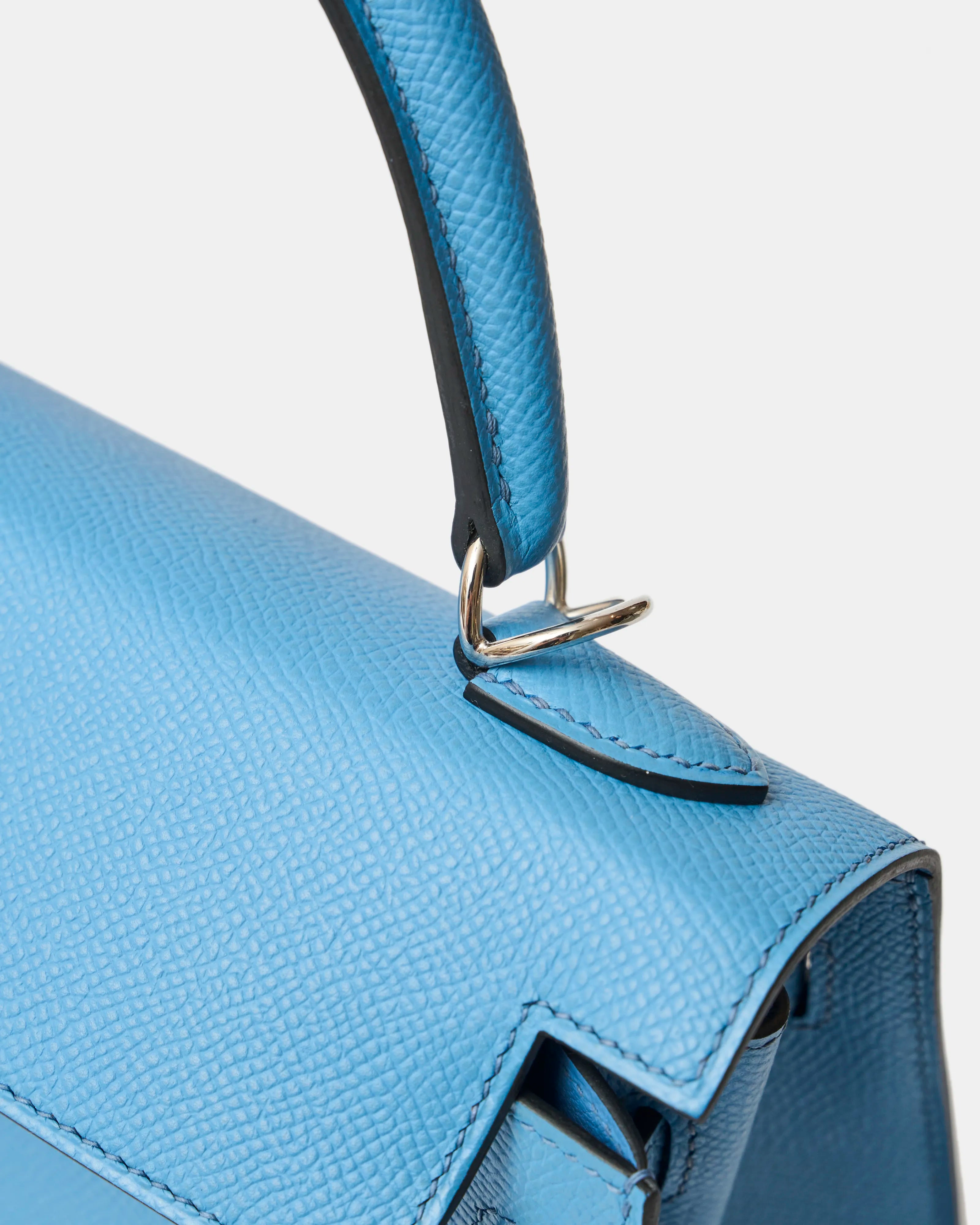 Hermès Kelly 25 Bleu Paradise Epsom PHW