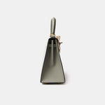 Hermès Kelly 25 Grey Mouette Epsom GHW