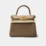 Hermès Kelly 28 Etoupe Togo GHW