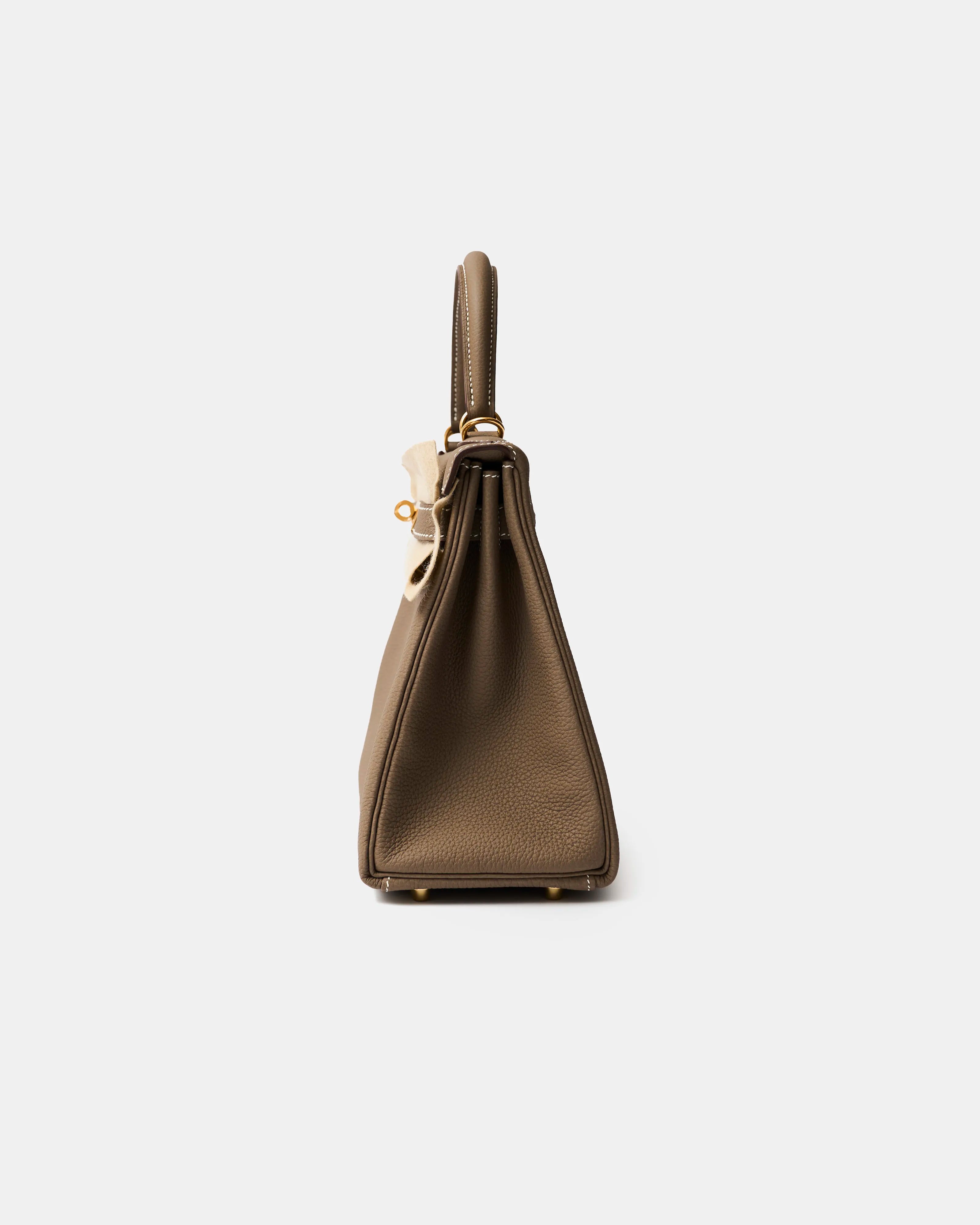 Hermès Kelly 28 Etoupe Togo GHW
