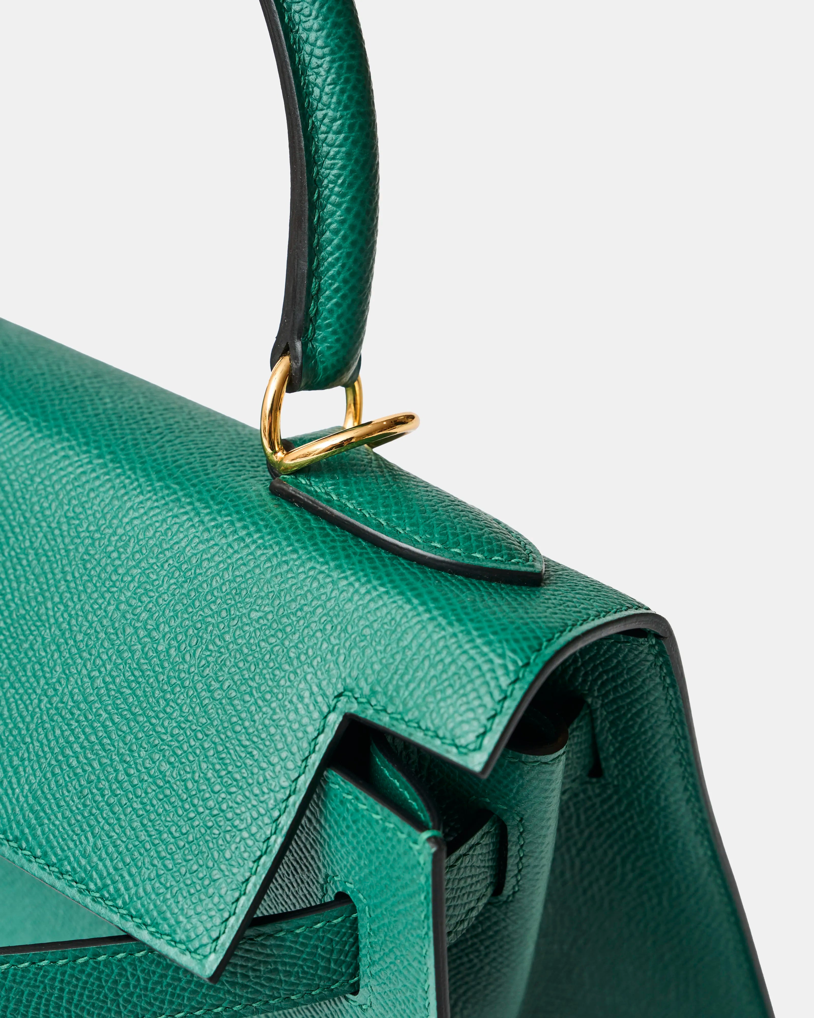Hermès Kelly 28 Malachite Epsom GHW