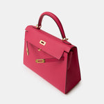 Hermès Kelly 25 Rose Mexico Epsom GHW