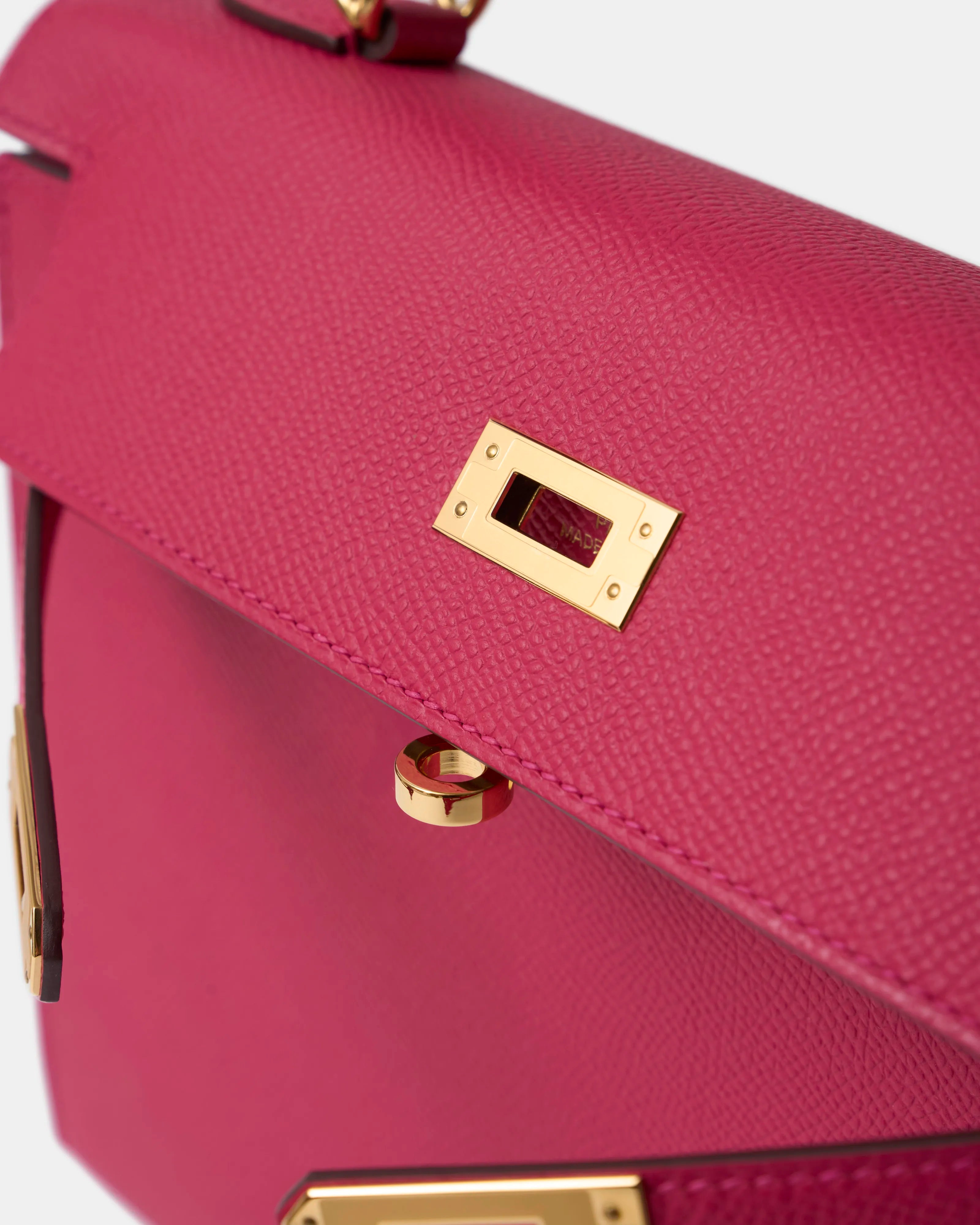Hermès Kelly 25 Rose Mexico Epsom GHW