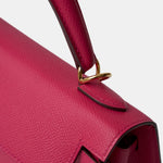 Hermès Kelly 25 Rose Mexico Epsom GHW